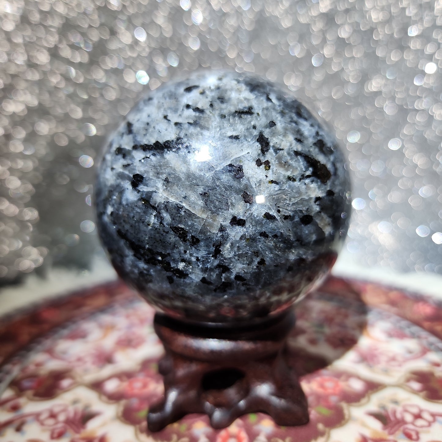 Larvikite Sphere