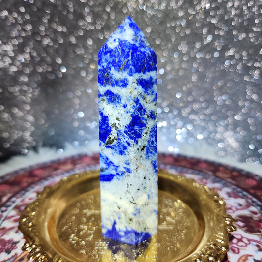 Lapis Lazuli w/ Pyrite Tower