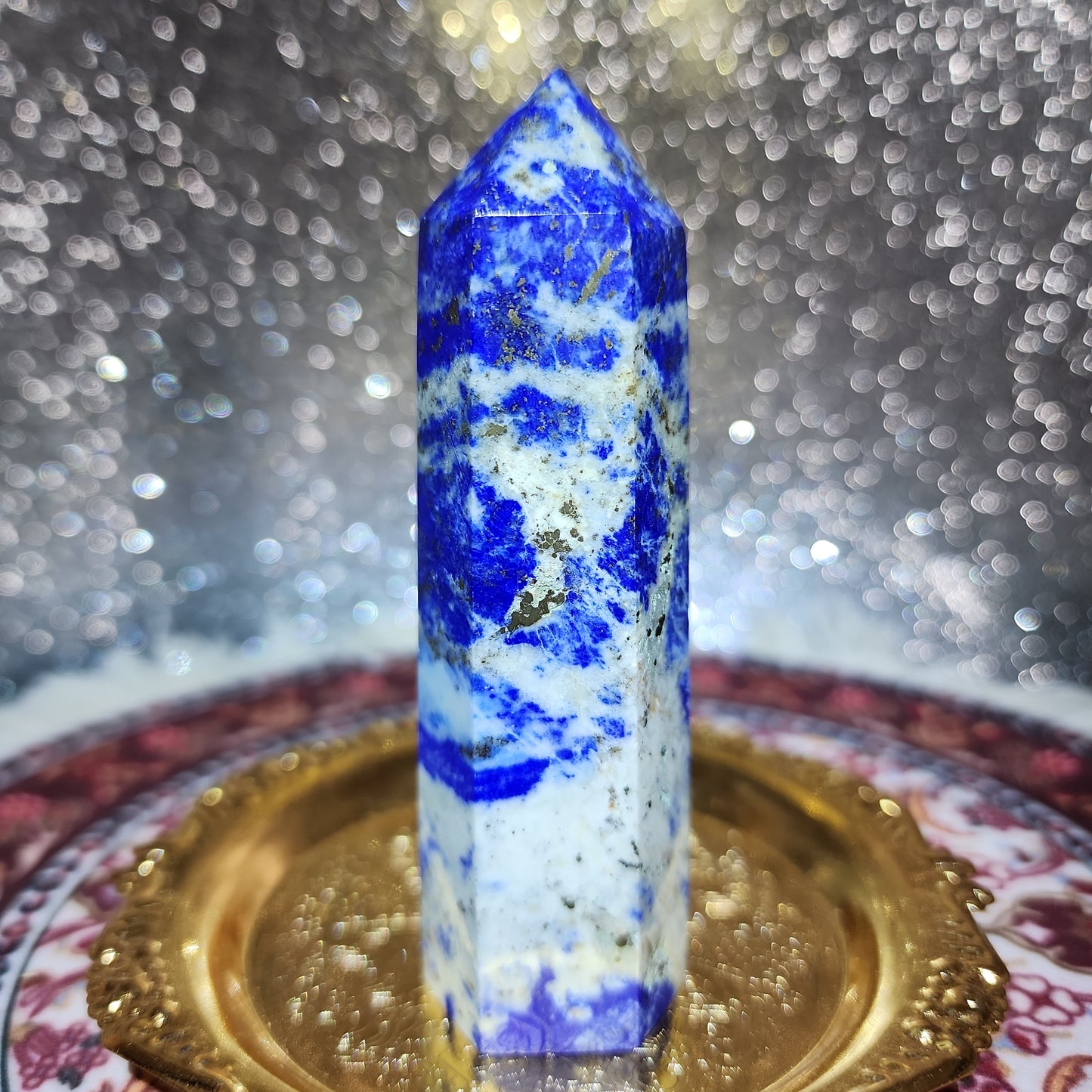 Lapis Lazuli w/ Pyrite Tower