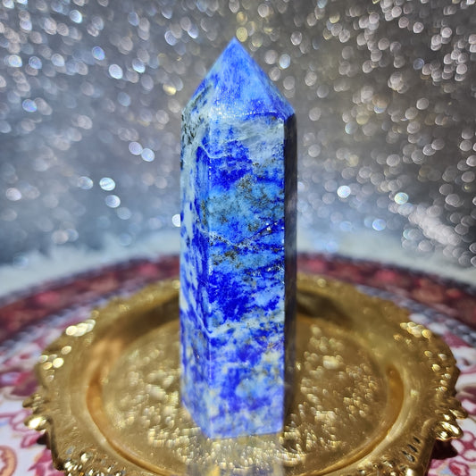 Lapis Lazuli w/ Pyrite Tower