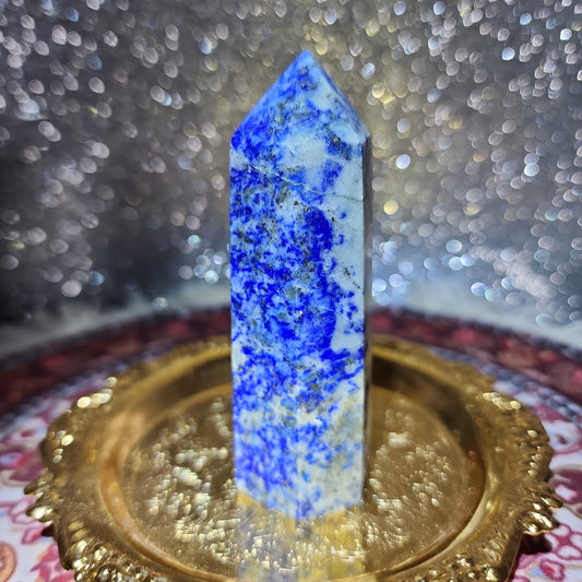 Lapis Lazuli w/ Pyrite Tower