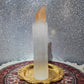 Selenite Candle Carving