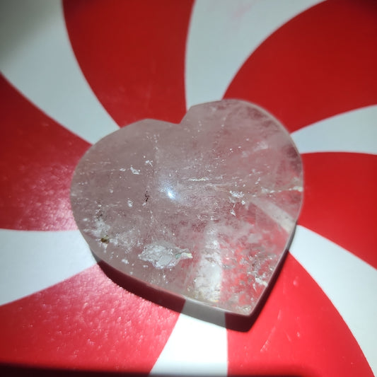 Clear Quartz Heart