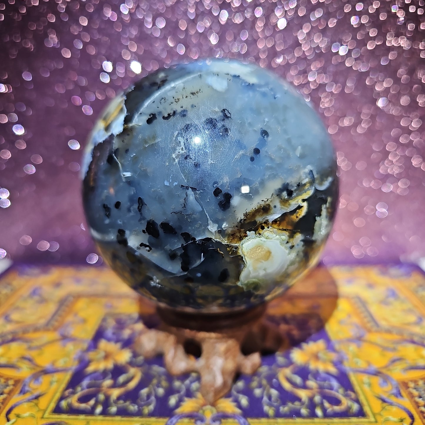 Volcanic Agate Sphere