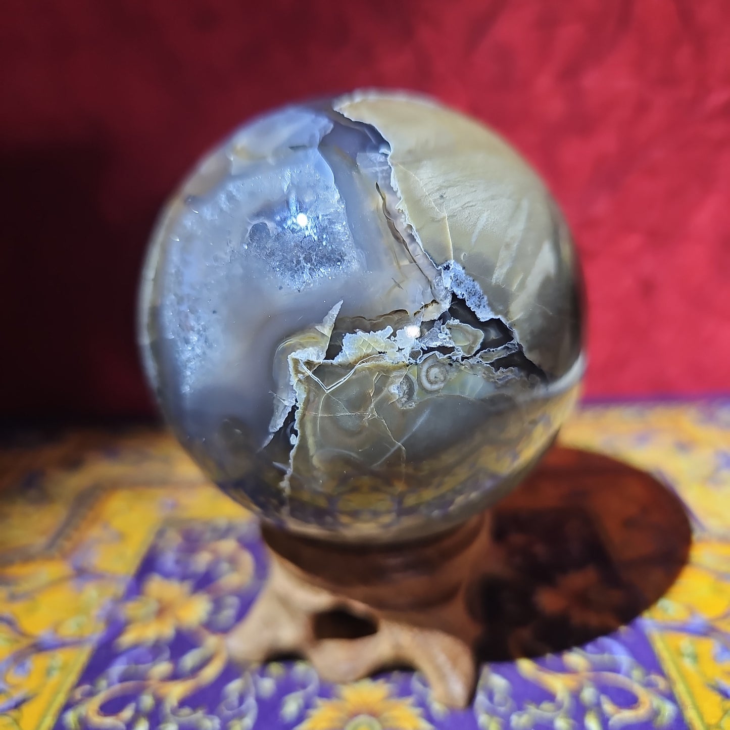 Volcanic Agate Sphere