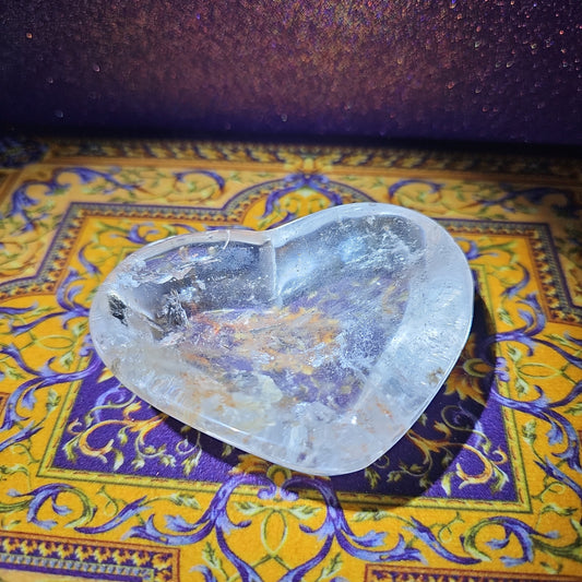 Clear Quartz Heart Bowl