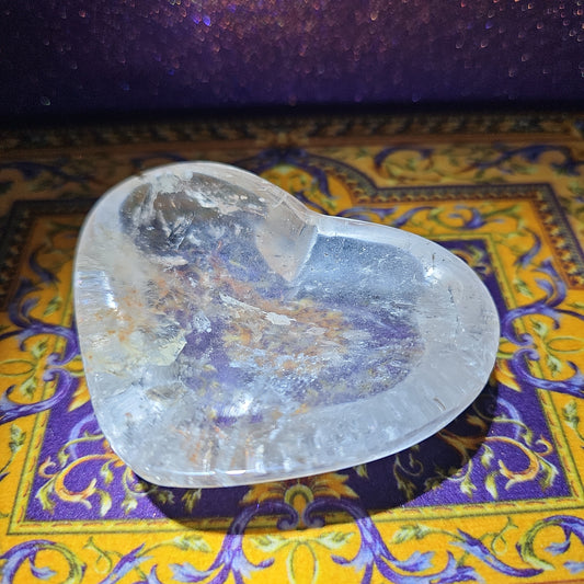 Clear Quartz Heart Bowl