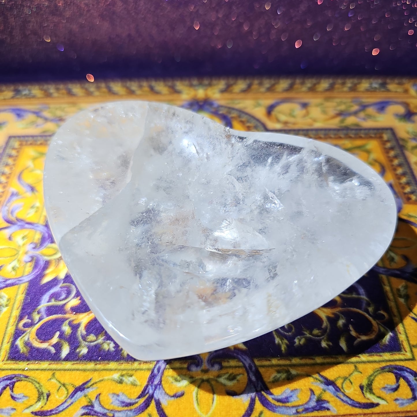 Clear Quartz Heart Bowl