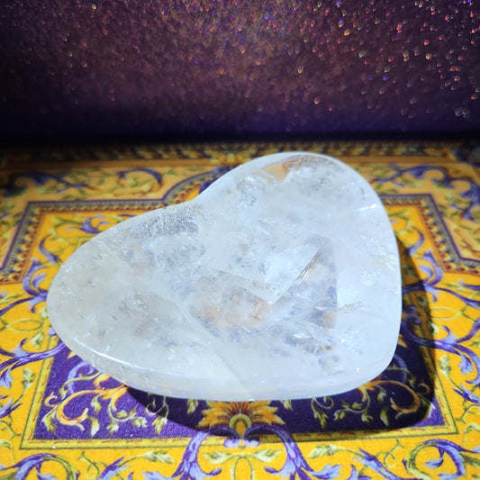 Clear Quartz Heart Bowl