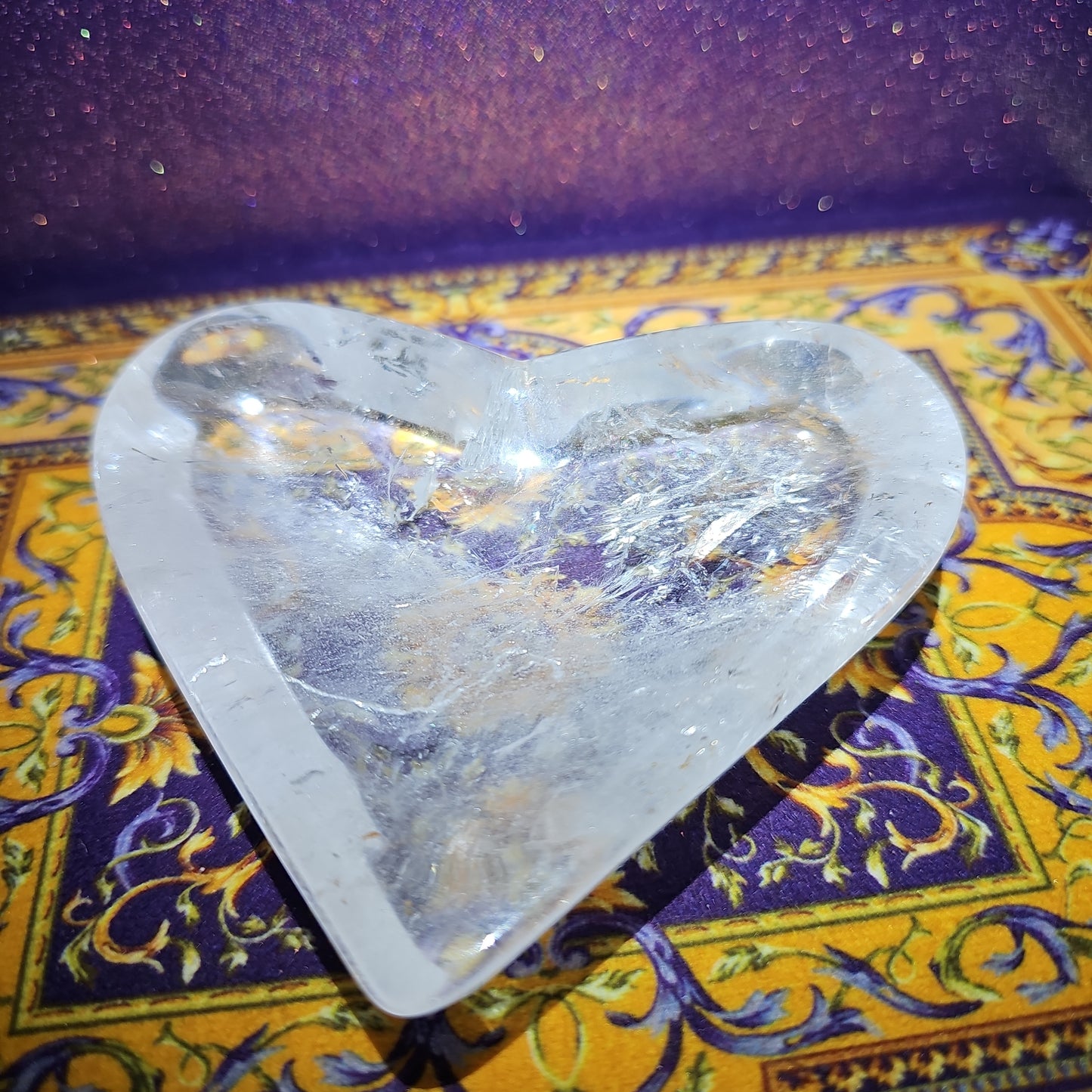 Clear Quartz Heart Bowl