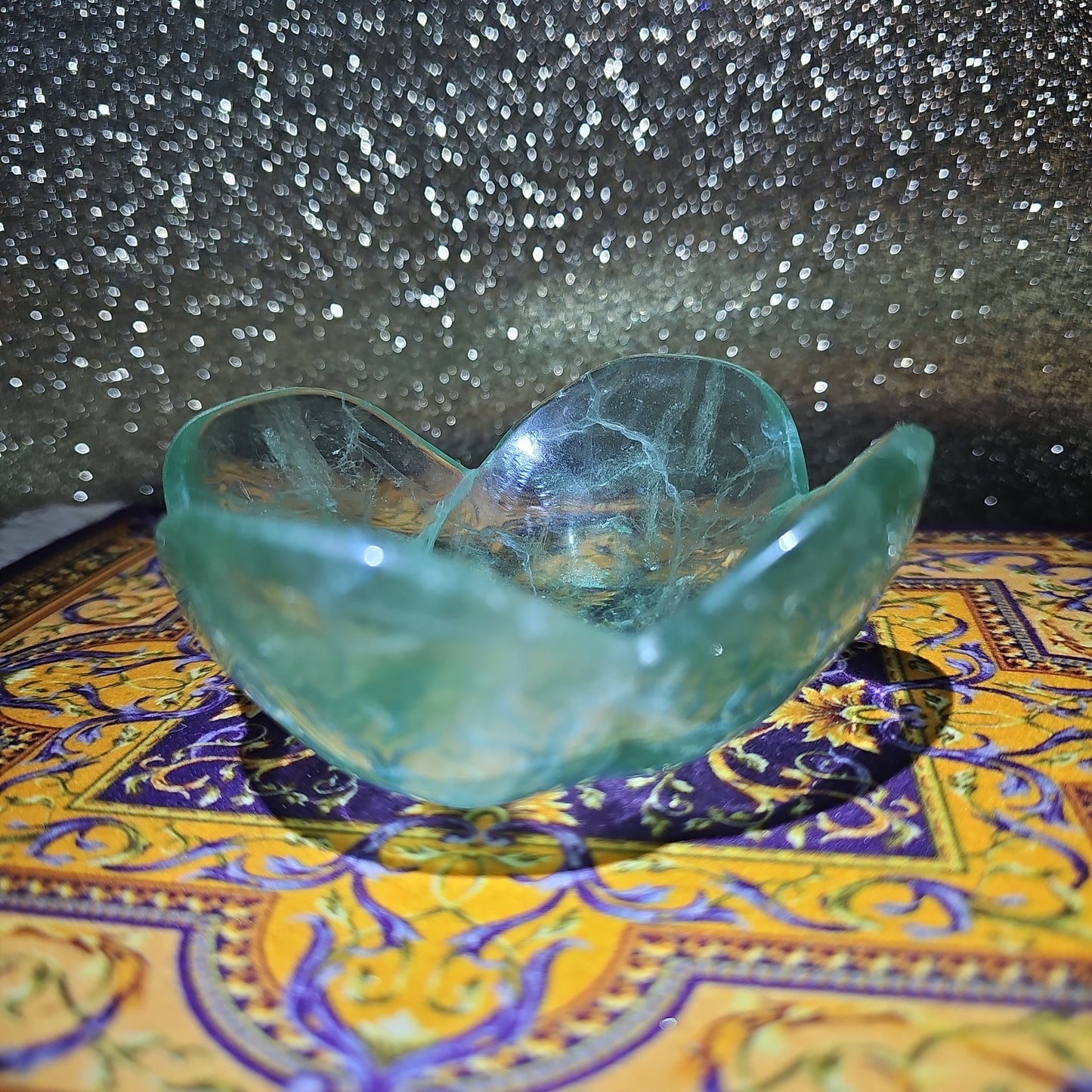 Fluorite "Petal" Bowl