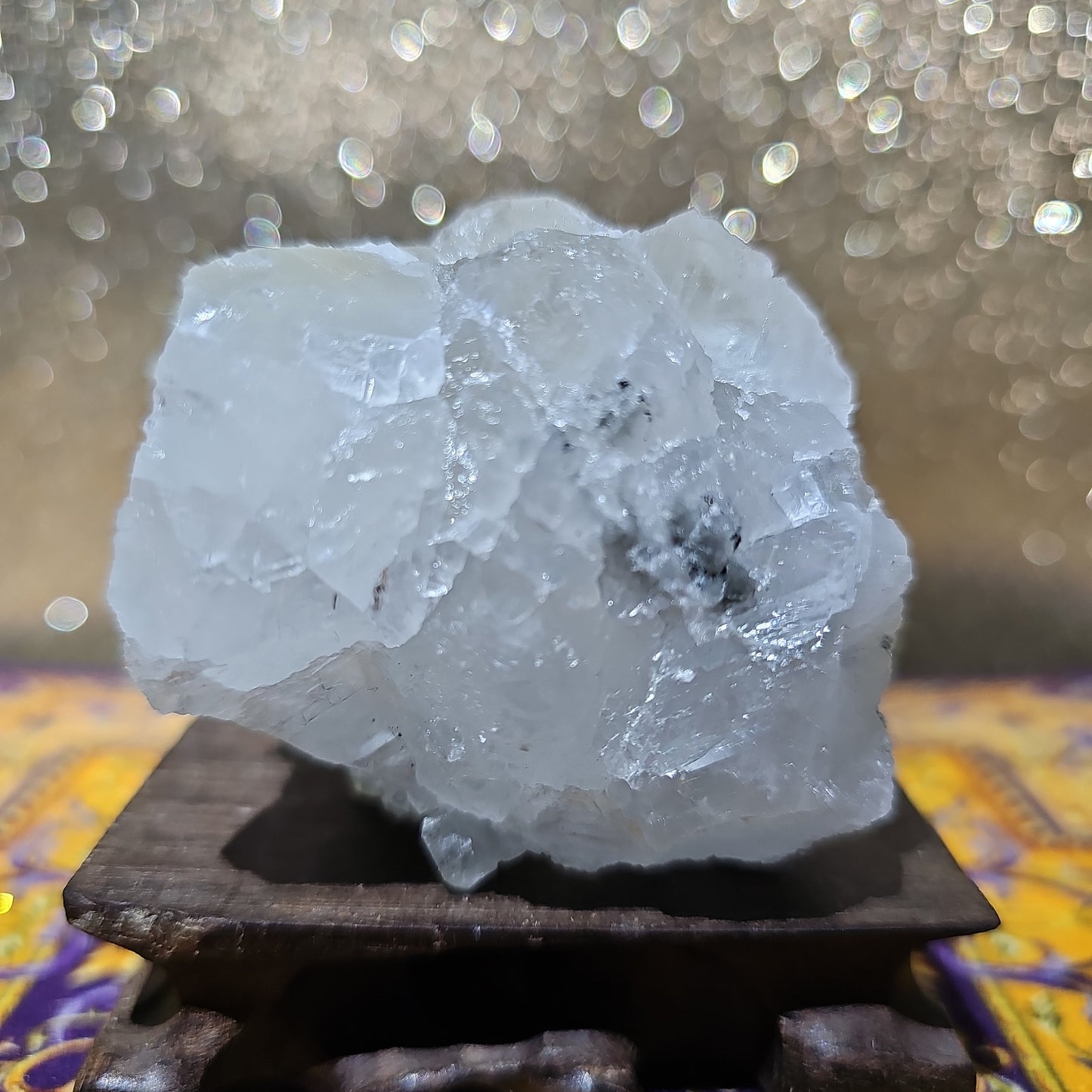 Pyrite Dusted Fluorite