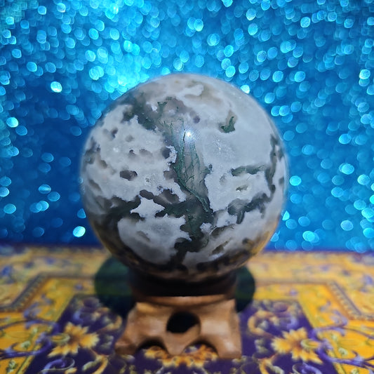 Moss Agate Sphere