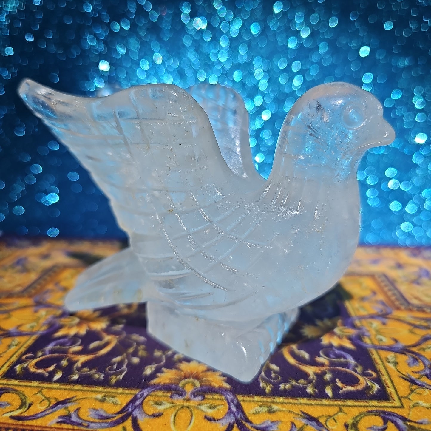 Clear Quartz Pigeon