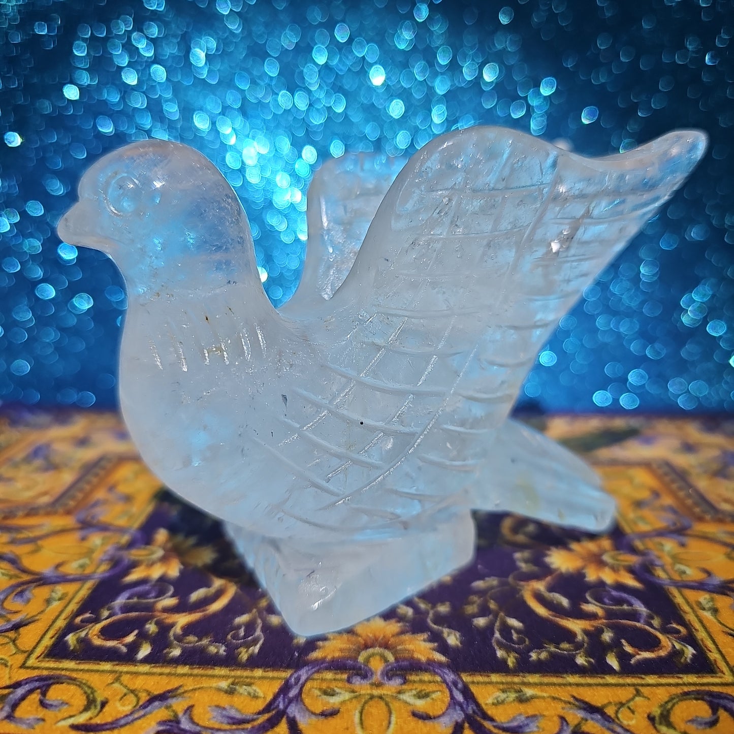 Clear Quartz Pigeon