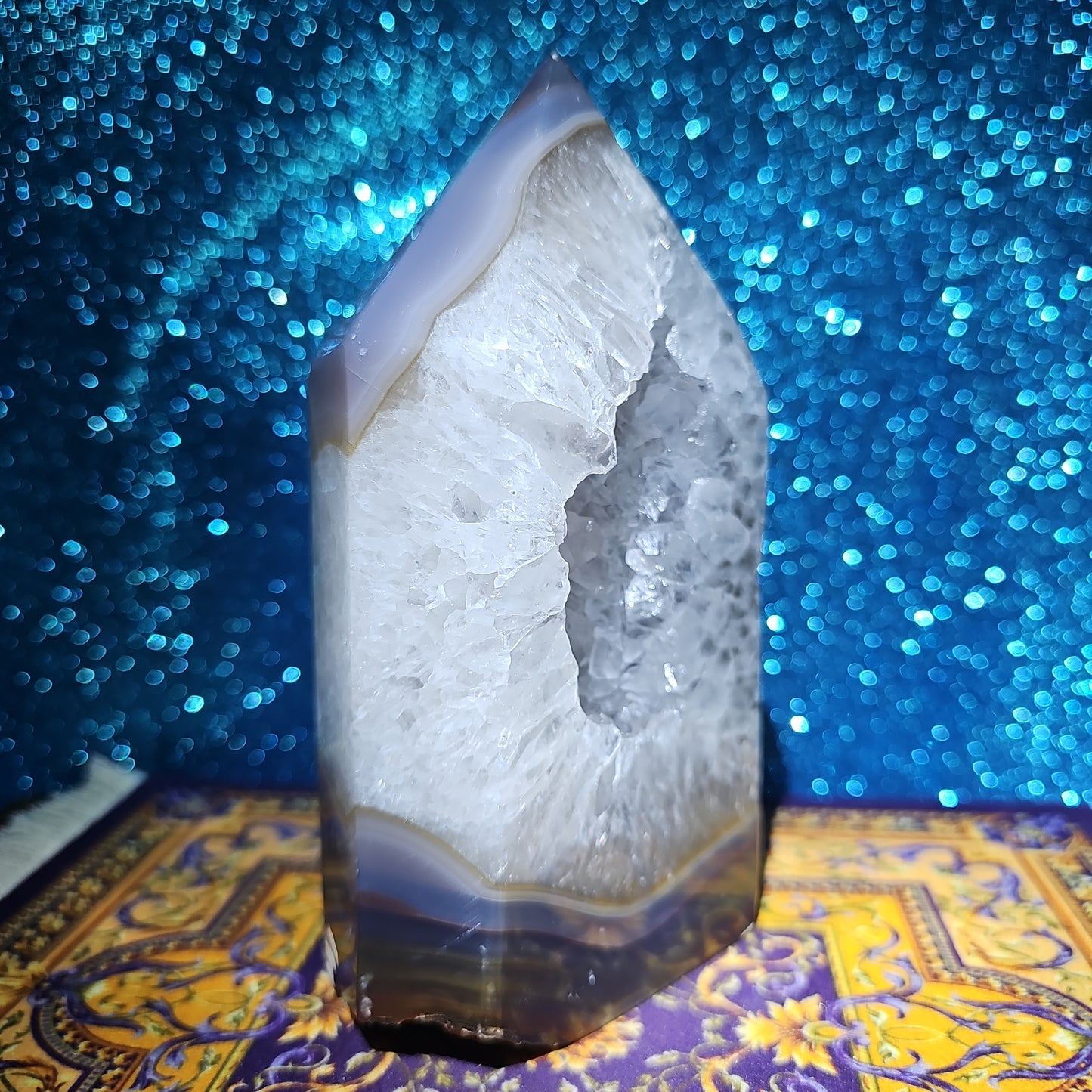 2.2lbs 6in Agate Tower