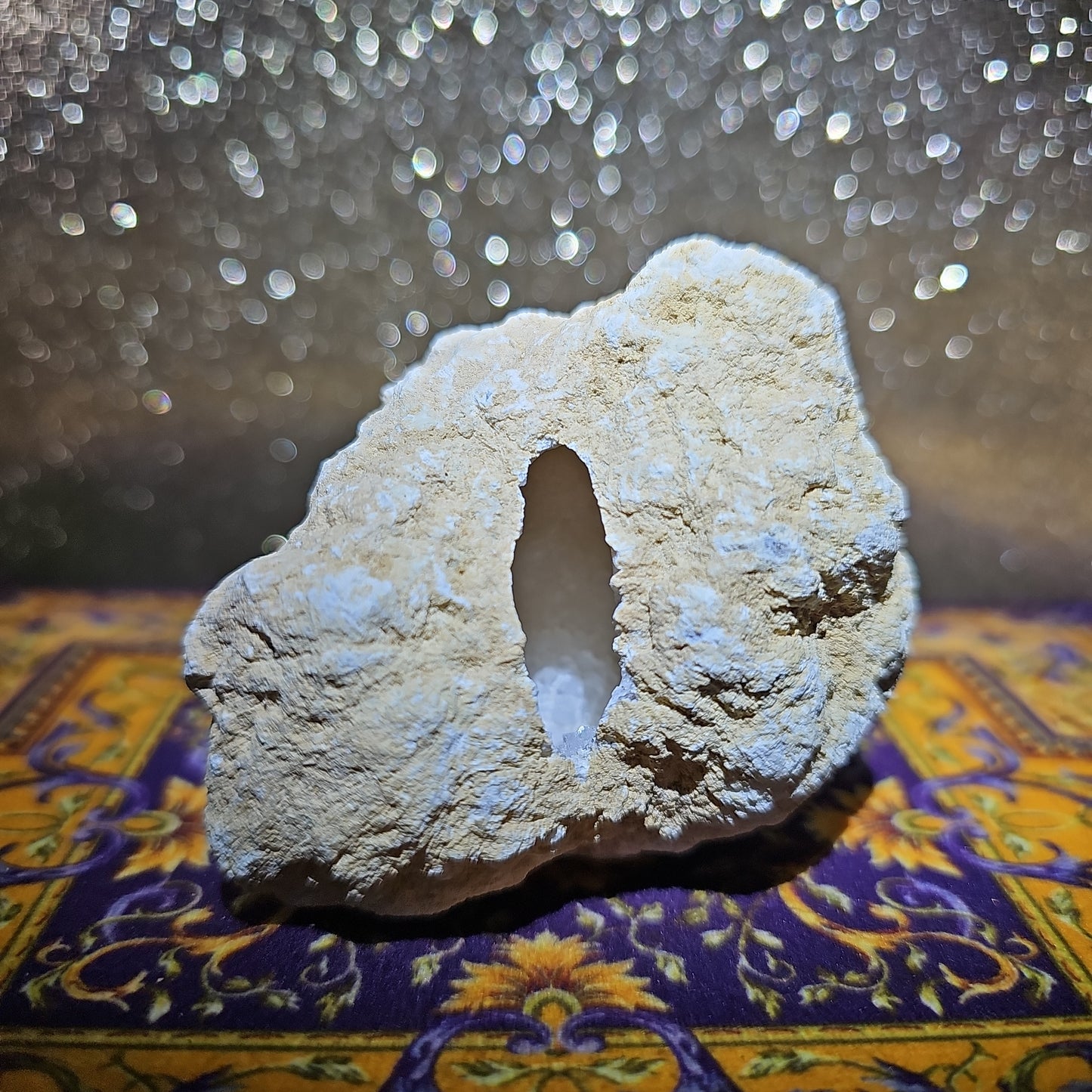 Druzy "Hole" Geode