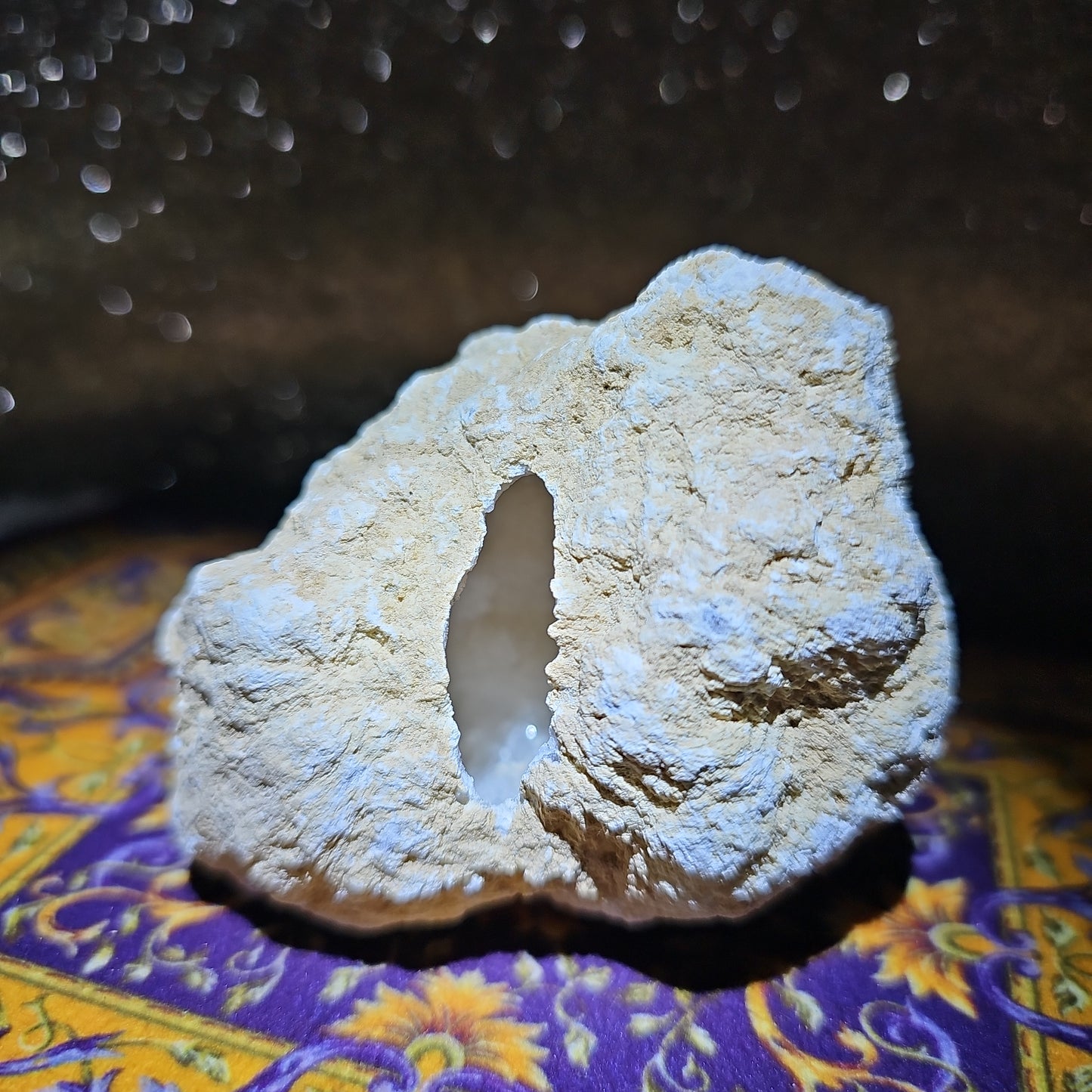 Druzy "Hole" Geode