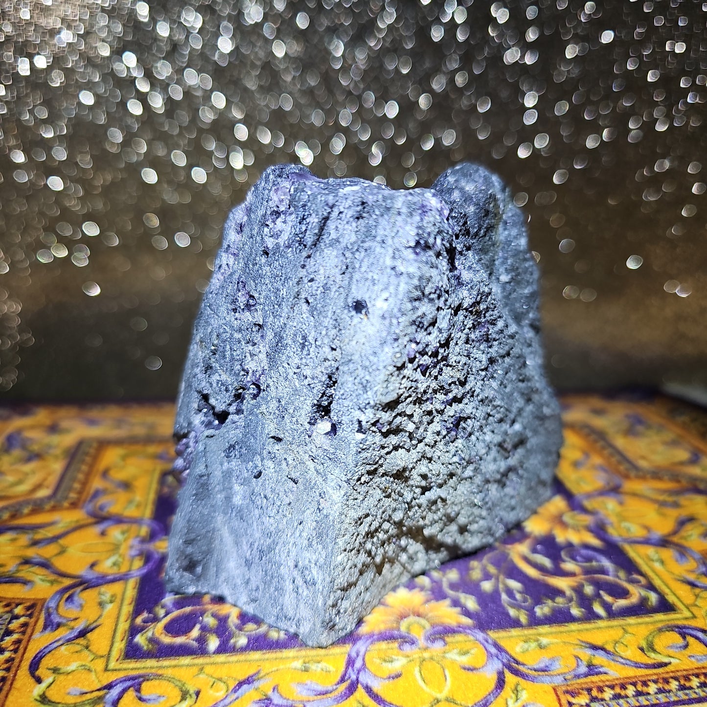 Tanzanite Fluorite on Sphalerite