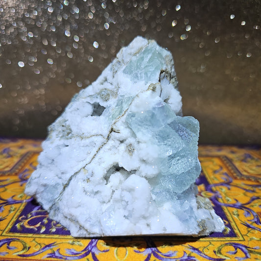 Sugar Druzy Xianghualing Fluorite