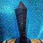 Black Obsidian Wand Freeform with stand