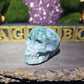 Moss Agate Skull