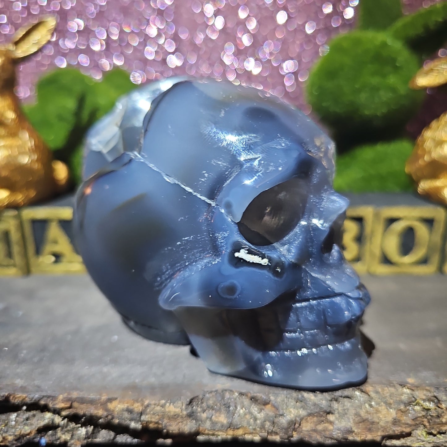 Volcanic Agate Skull