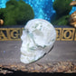 Moss Agate Skull