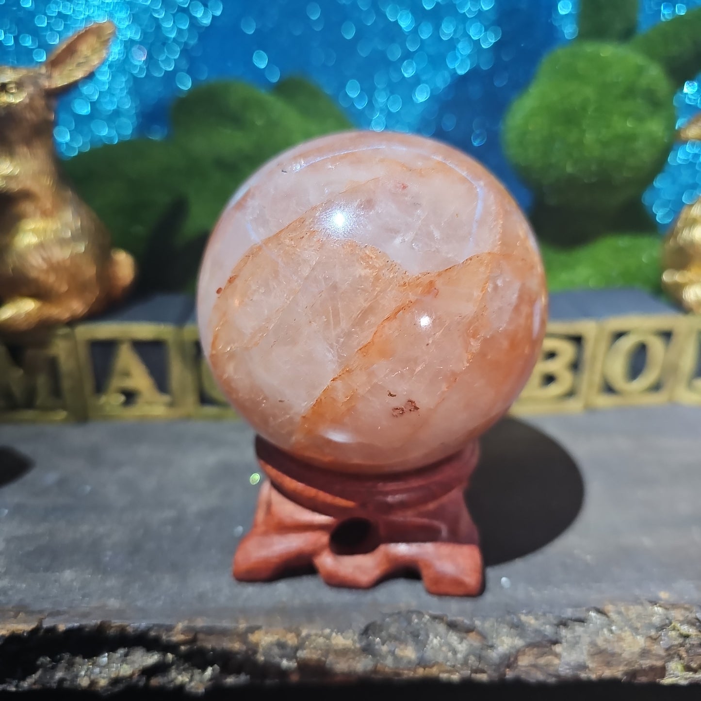 Fire Quartz Sphere