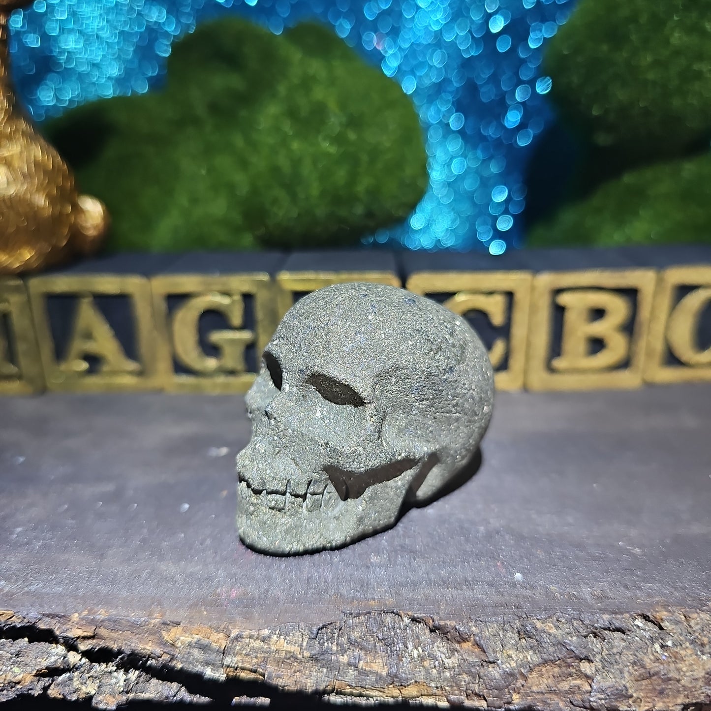 Pyrite Skull