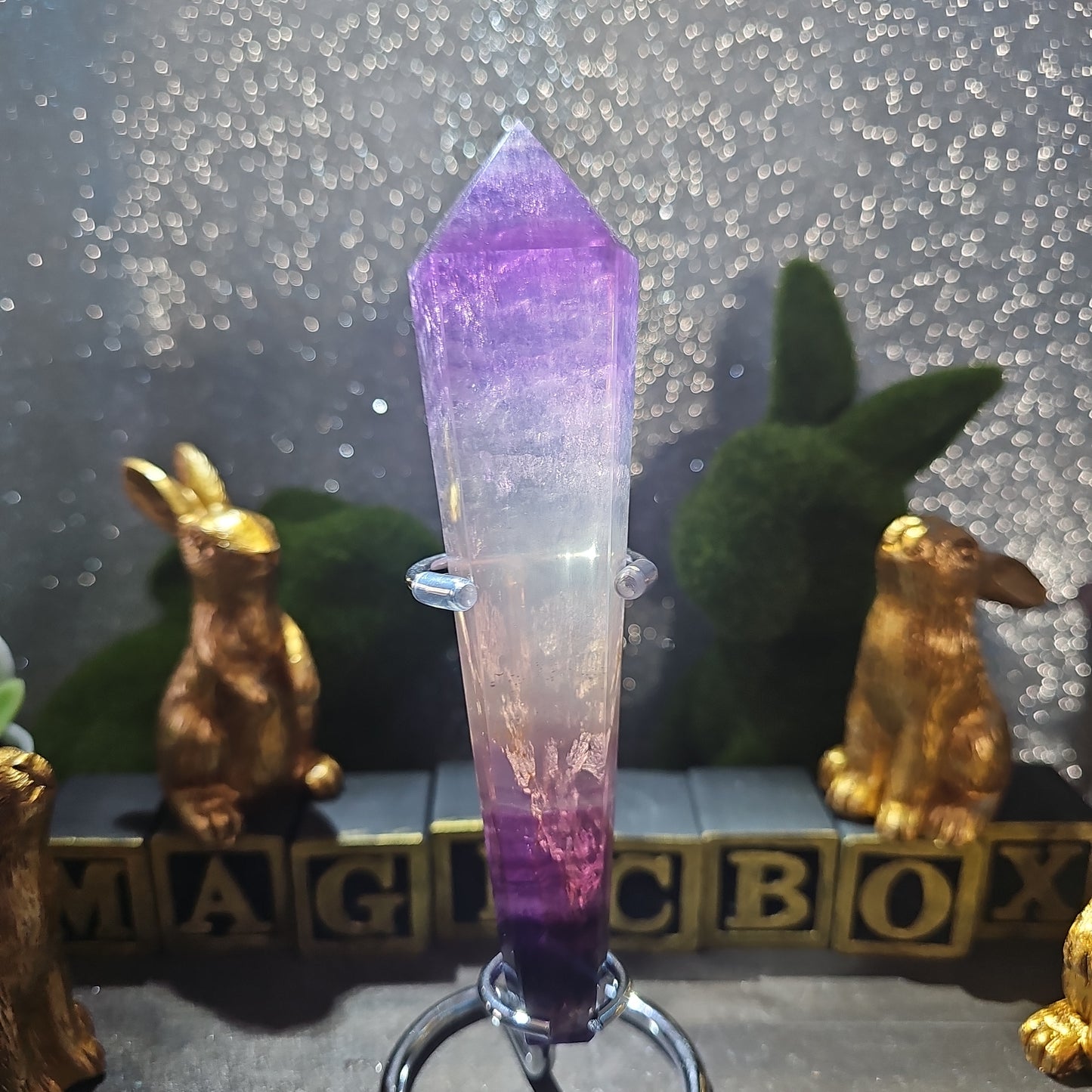 Fluorite Wand Freeform with stand