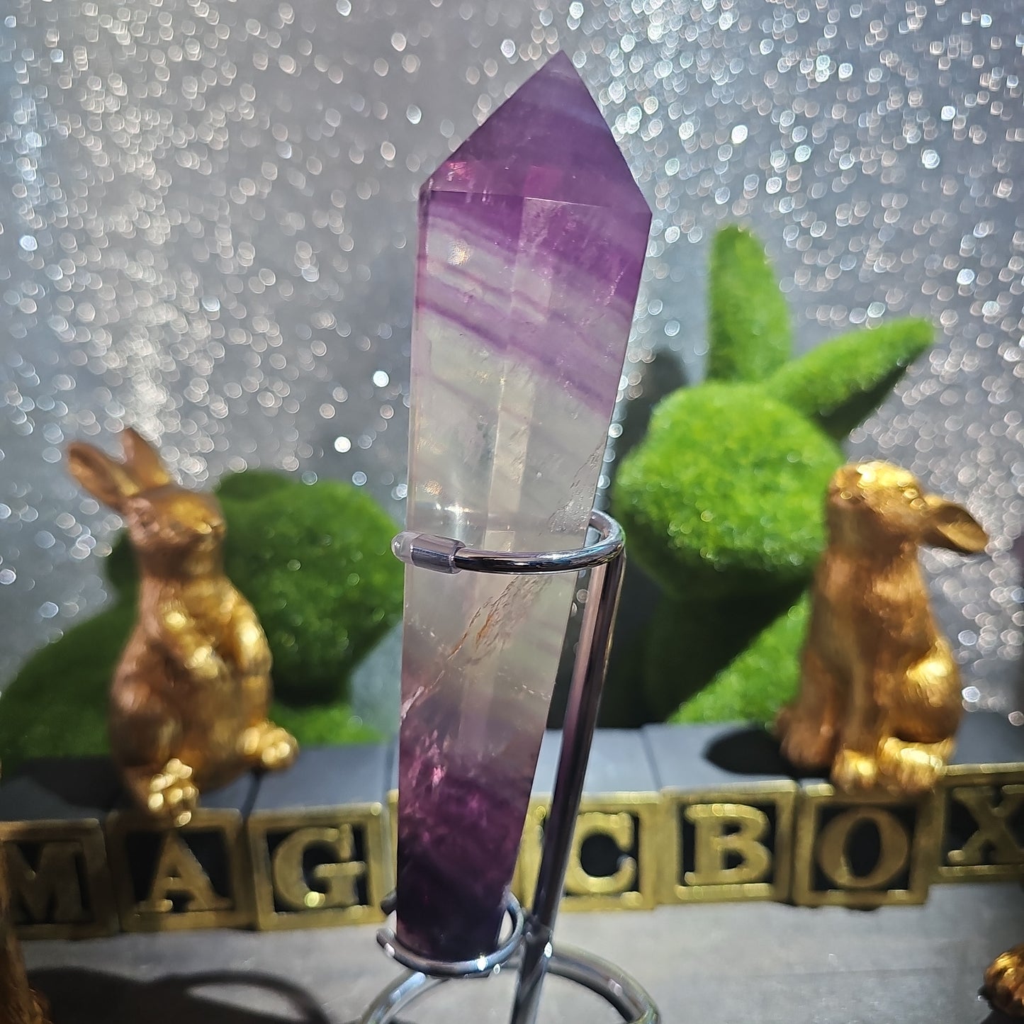 Fluorite Wand Freeform with stand