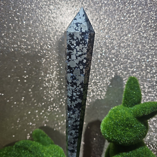 Pyrite Wand Freeform with stand