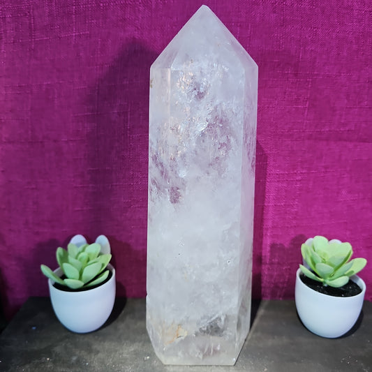 Clear Quartz Tower