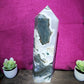 10in 4.4lbs Moss Agate Tower