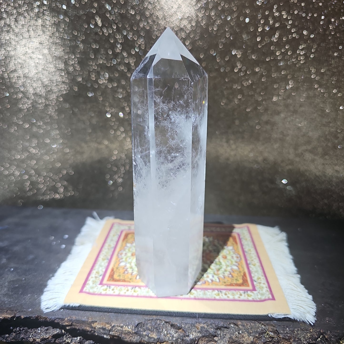 Clear Quartz Tower