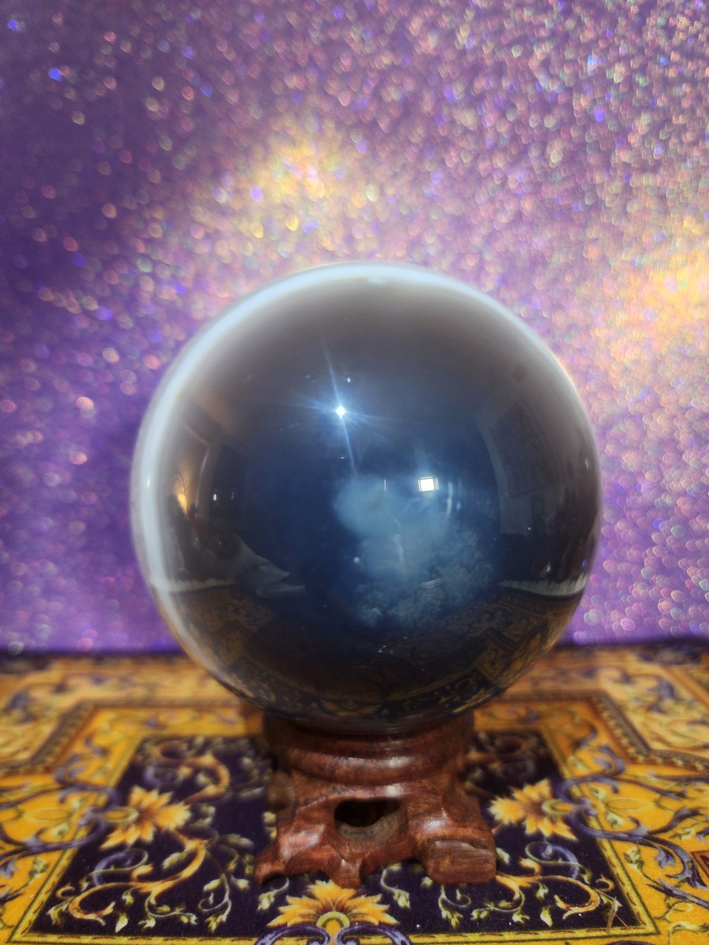 Amethyst Agate Sphere