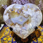 Flower Agate Heart