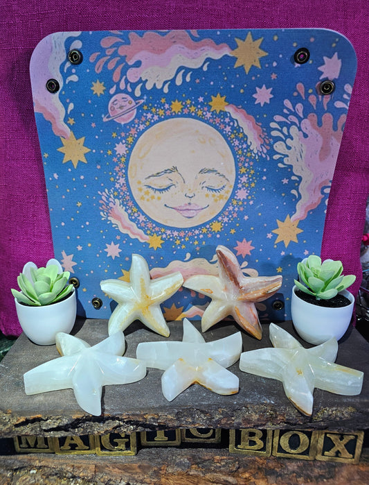 Green Onyx Starfish Set