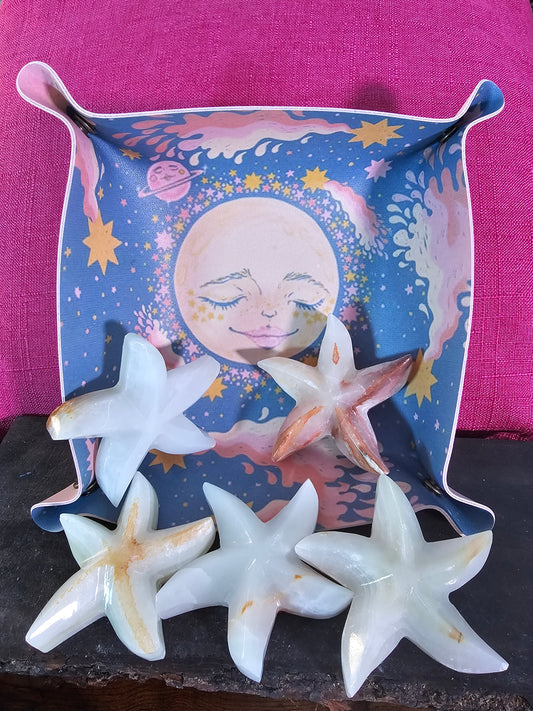 Green Onyx Starfish Set