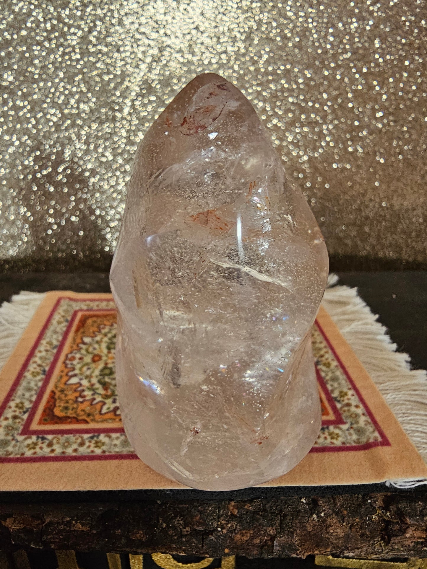 Clear Quartz Flame