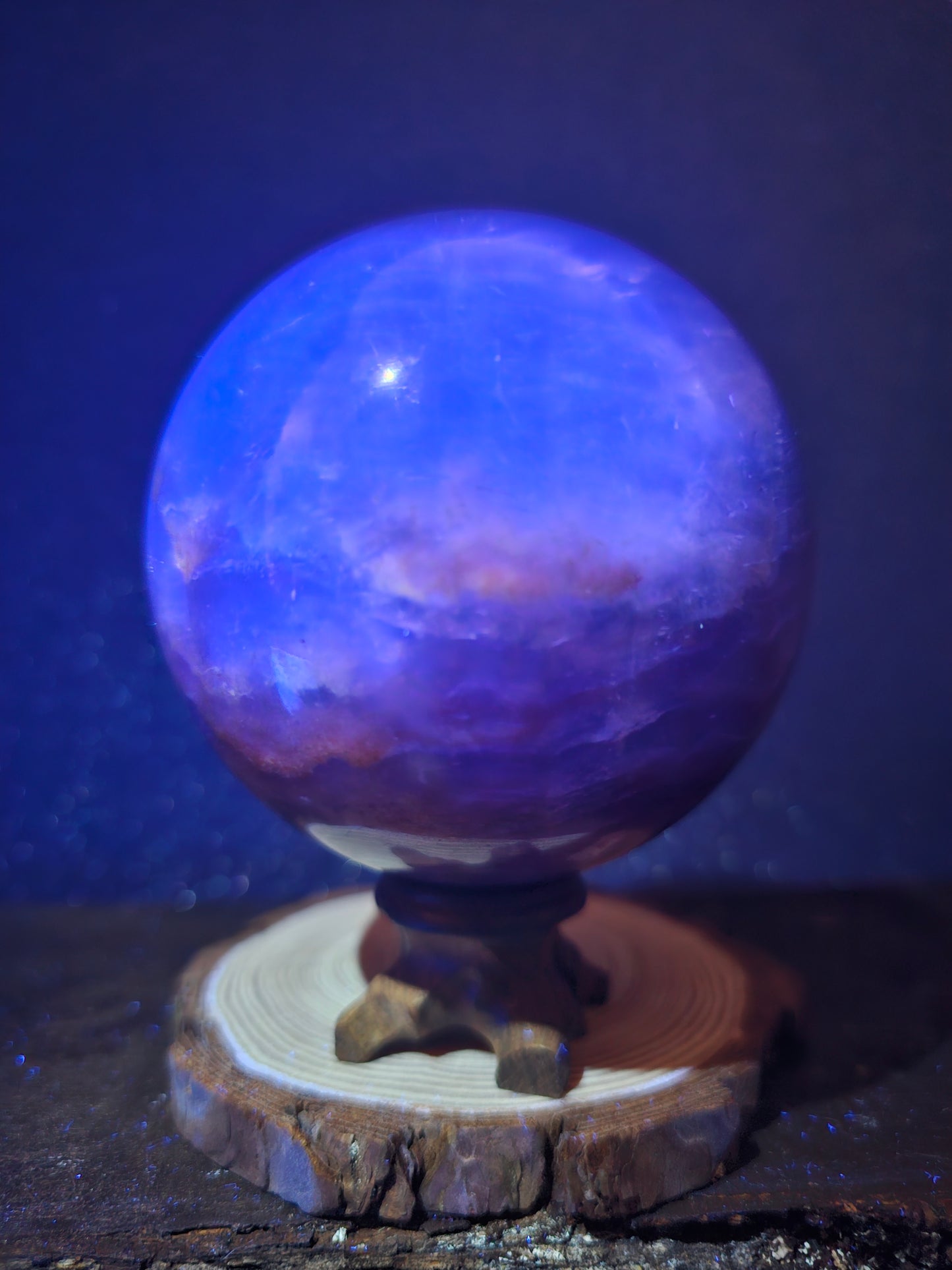 2.3lbs Fluorite Sphere