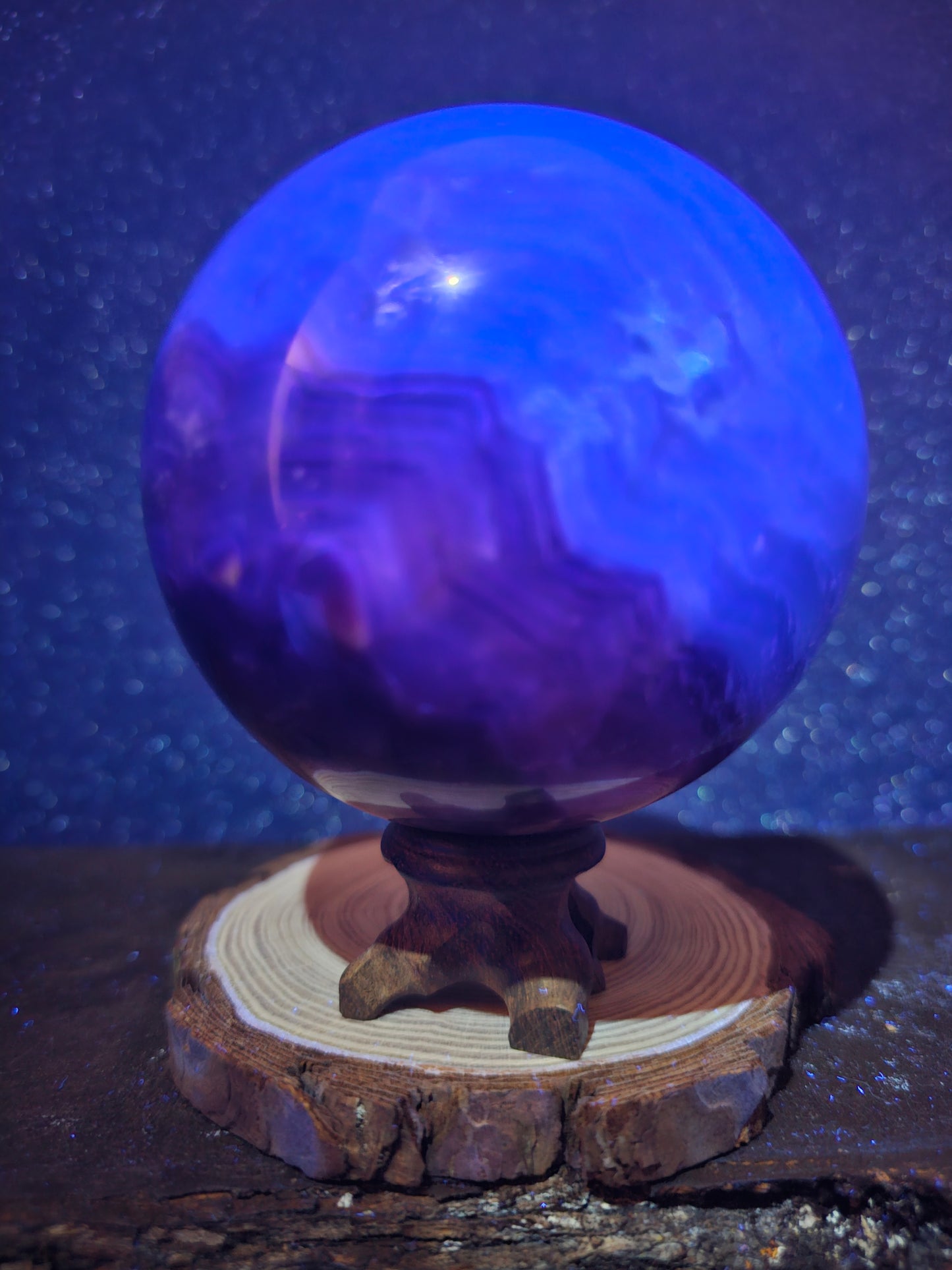 2.3lbs Fluorite Sphere