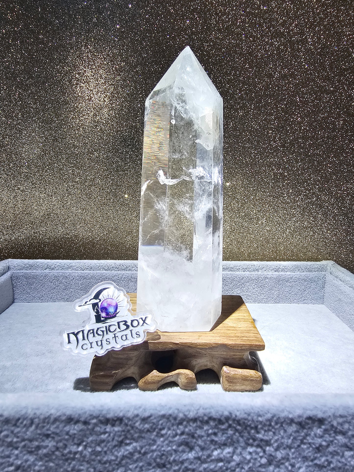 Clear Quartz Tower