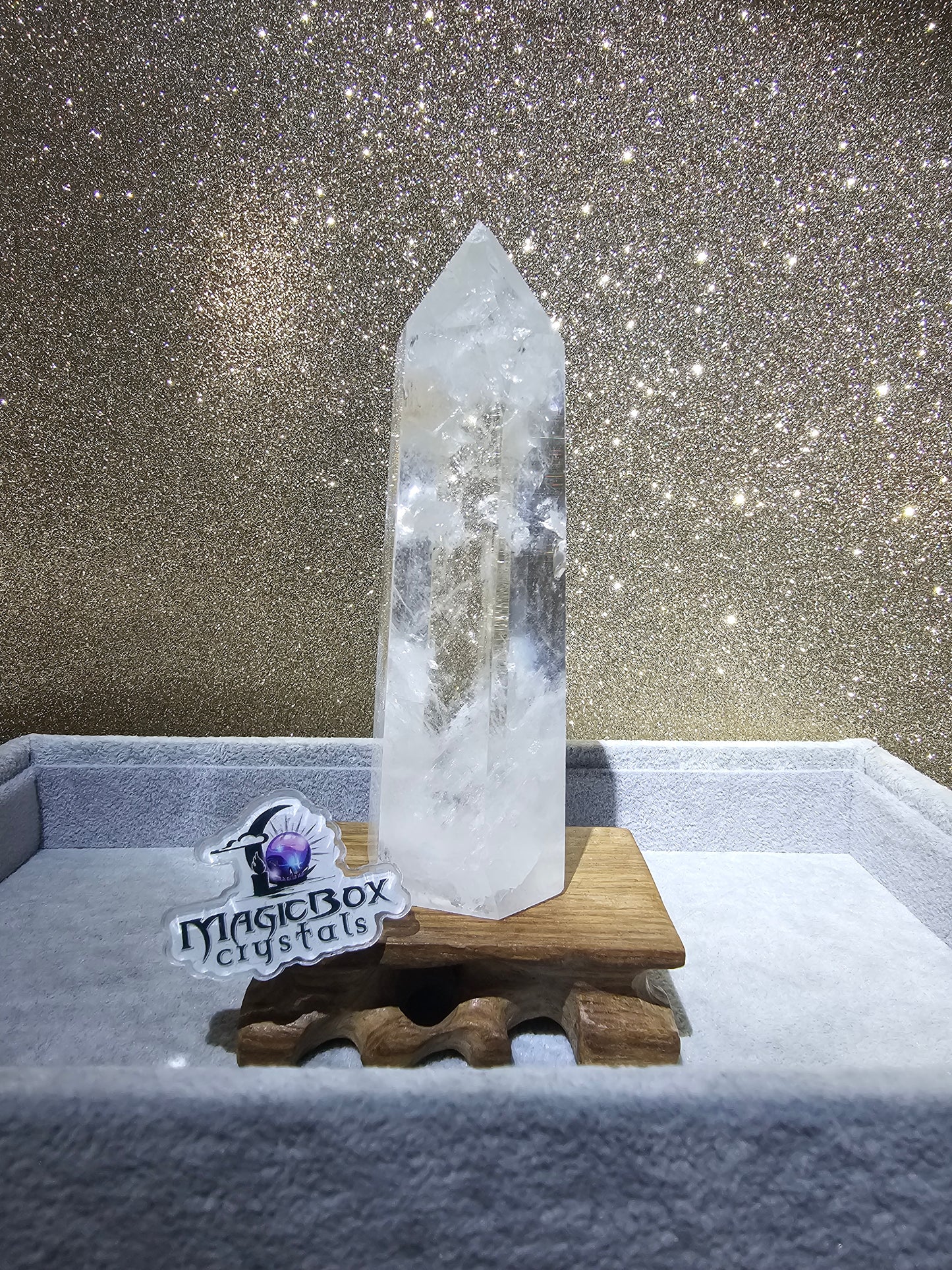 Clear Quartz Tower