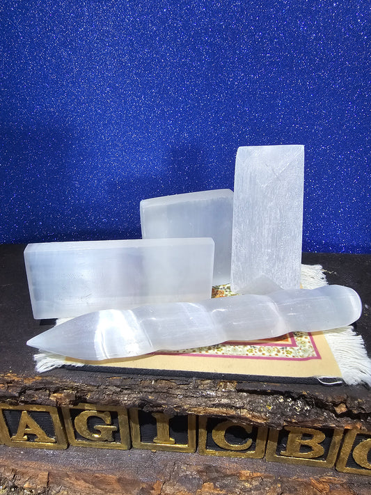 Selenite Shape Set (4 Pieces)