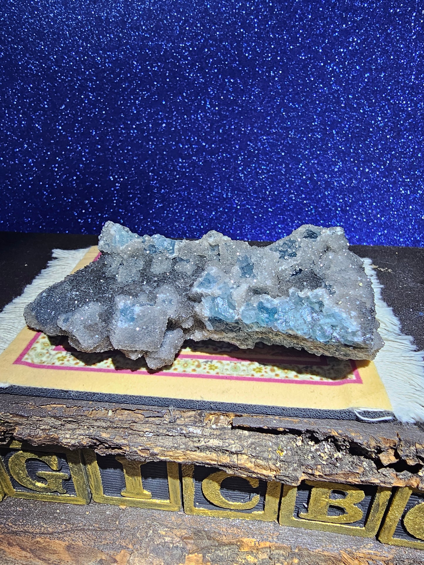 Sugar Druzy Xianghualing Fluorite