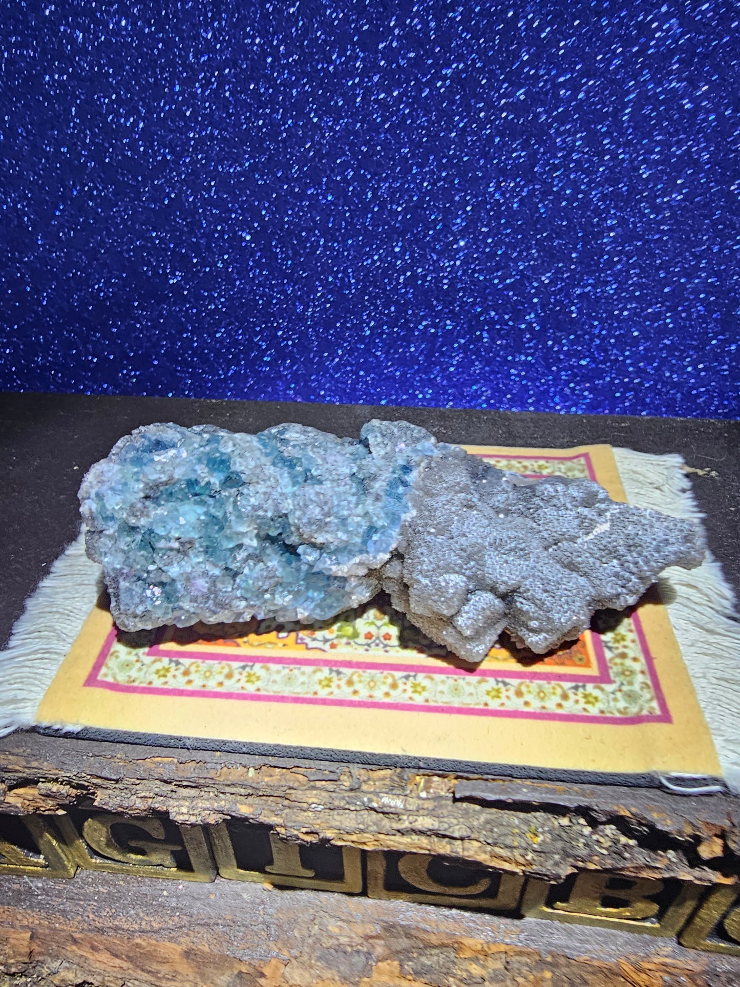 Sugar Druzy Xianghualing Fluorite