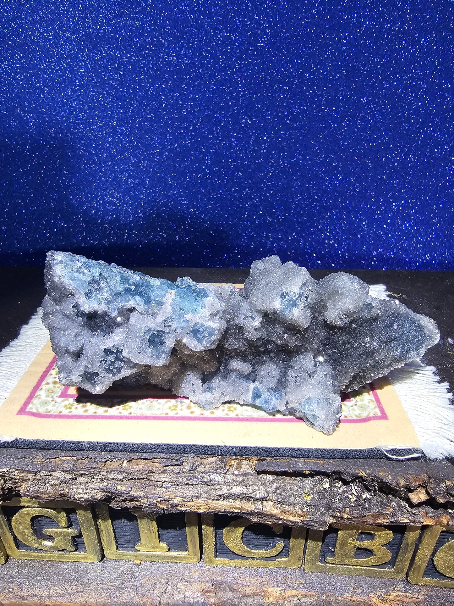 Sugar Druzy Xianghualing Fluorite