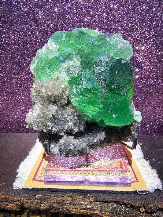 Yaogangxian Fluorite with Stand